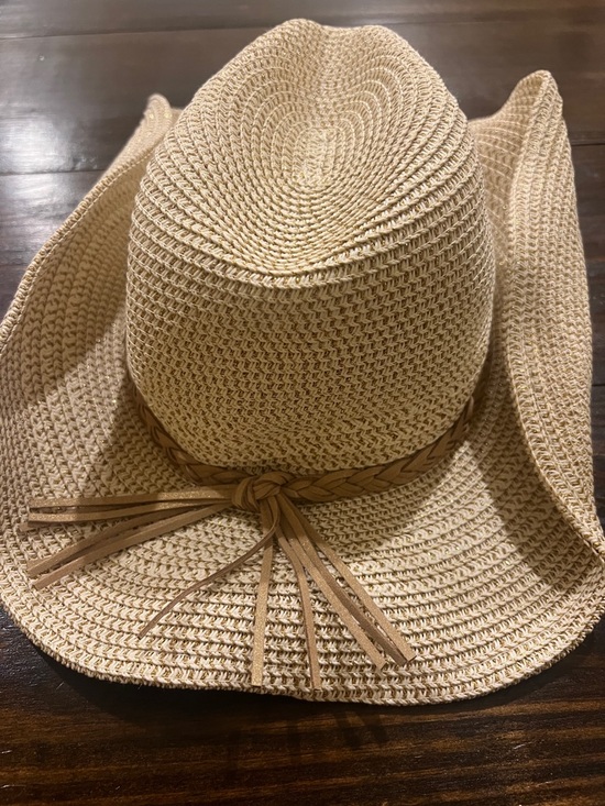 Accessories - Women’s Straw Sun N Sand Hat UPF 50 - Beige with Braided Band